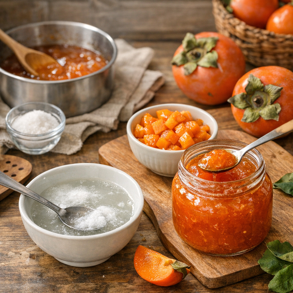 Comment enlever l'astringence de la confiture de kaki ?