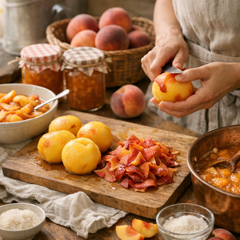 Faut-il enlever la peau des pêches pour la confiture ?