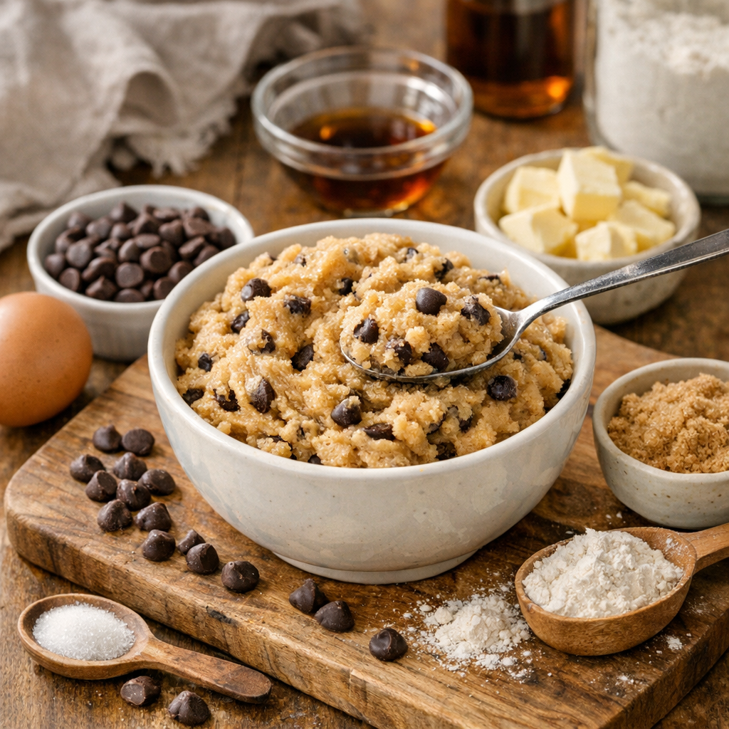 Recette de cookie dough crue : la base la plus simple à réussir