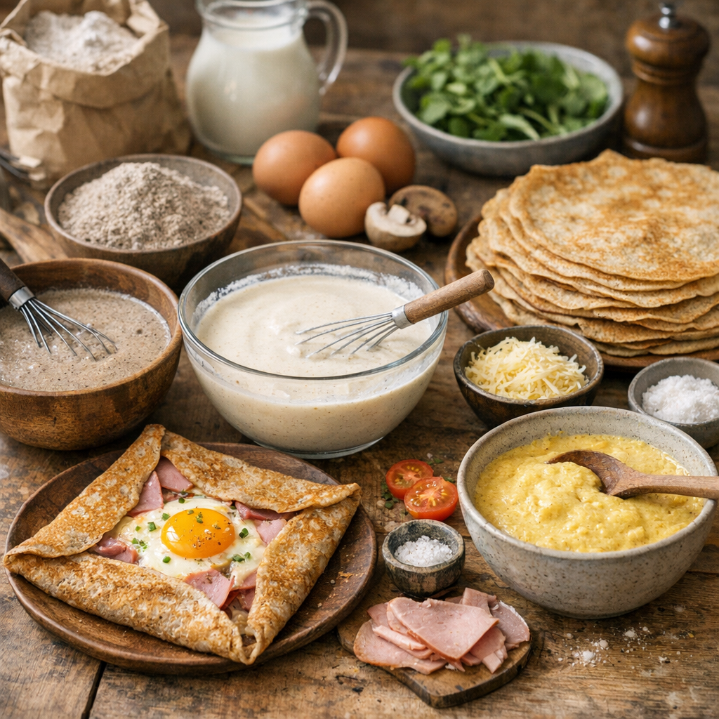 Quelle pâte choisir pour des crêpes salées réussies sans se tromper de registre ?