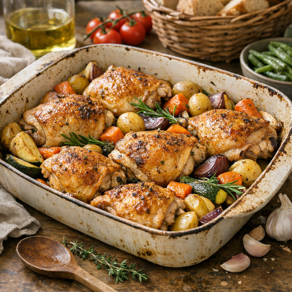 Comment réussir la cuisson des Cuisses de poulet au four