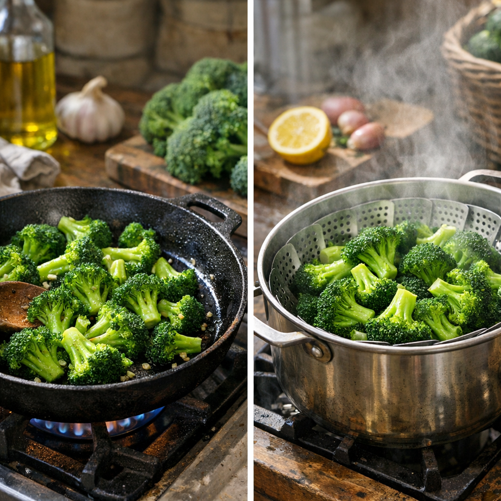 Comment réussir la cuisson d’un brocoli sans le ramollir