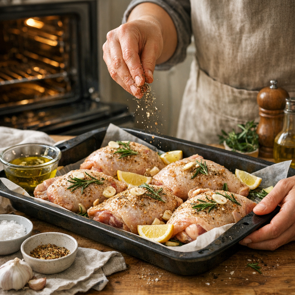 Avant d’enfourner les cuisses de poulet : les bons réflexes qui comptent vraiment
