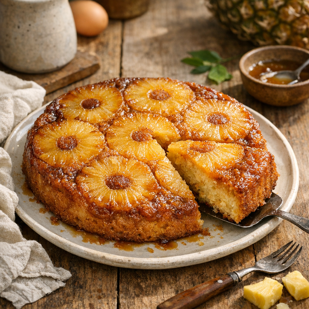 Réussir un Gâteau à l’ananas sans rater le démoulage