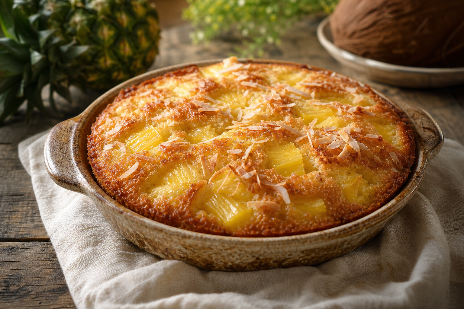 Ce gâteau à l’ananas en morceaux reste fondant, jamais humide
