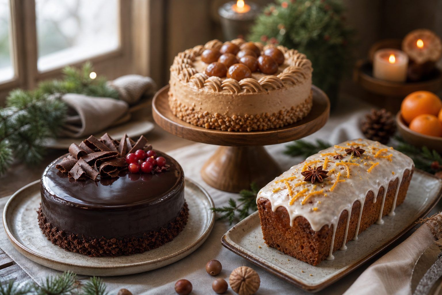 Gâteau de Noël au chocolat, aux marrons ou aux épices&nbsp;: lequel pour votre menu&nbsp;?