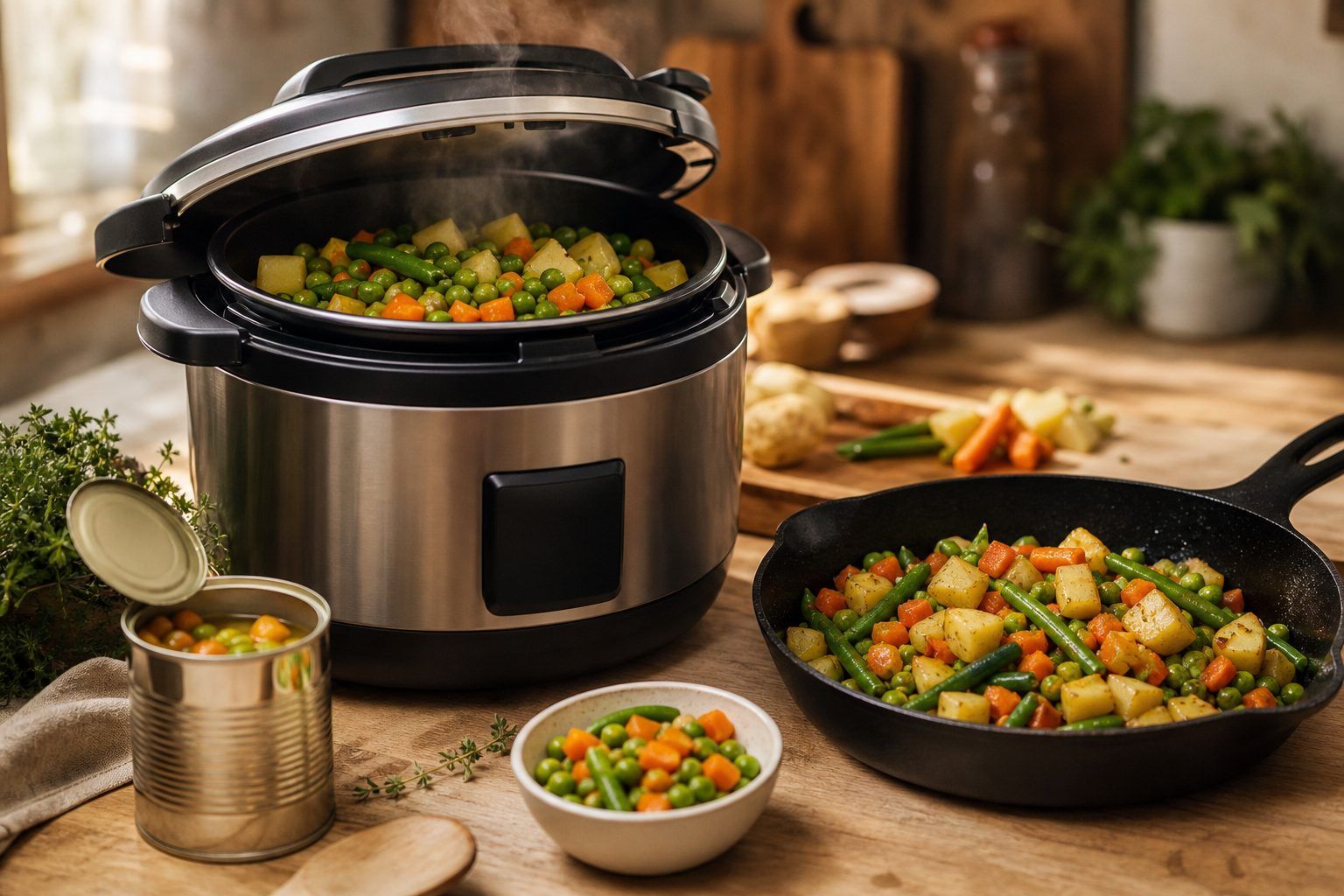 Jardinière en boîte, Cookeo ou poêle : les adaptations utiles