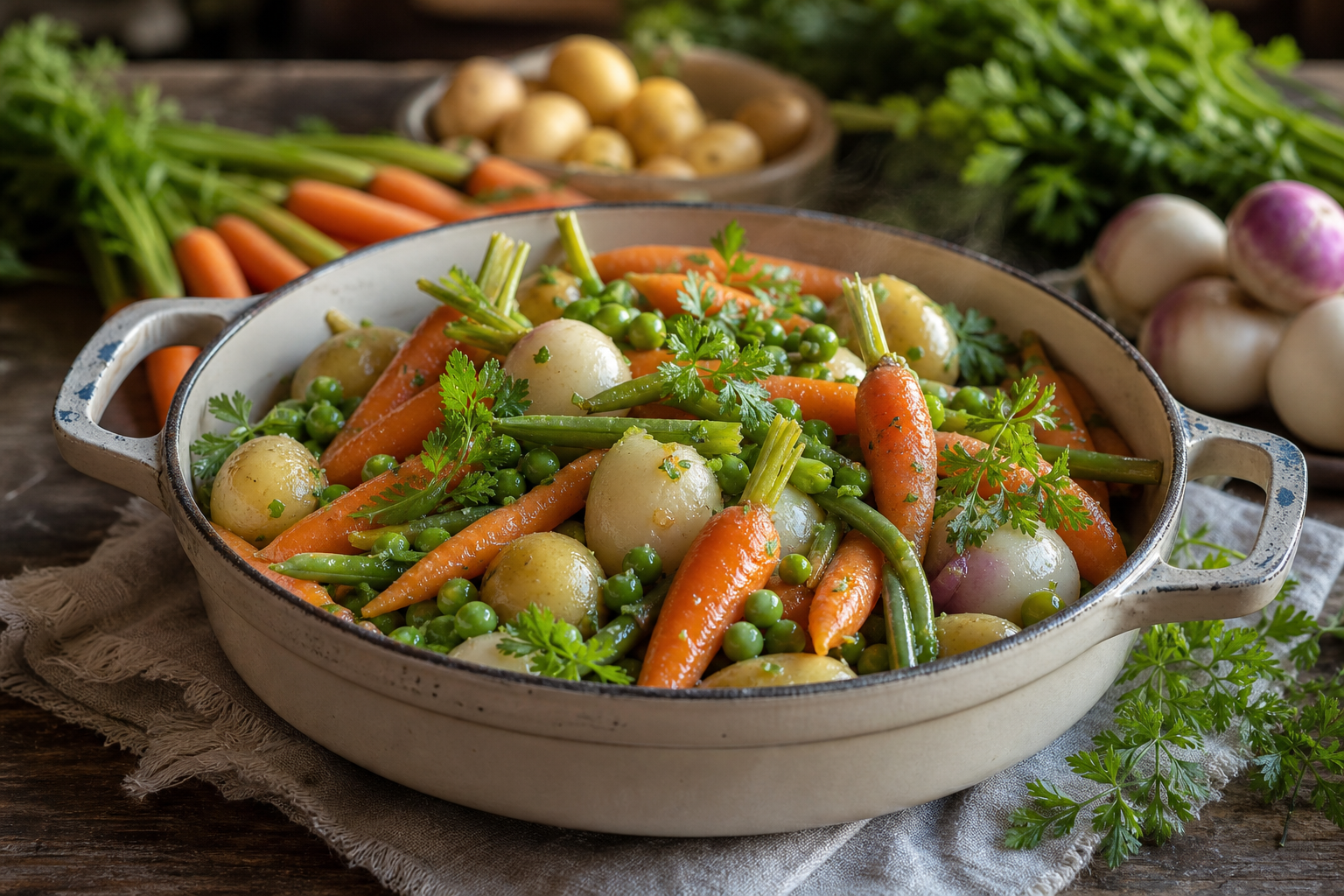 Une jardinière de légumes devient savoureuse avec les bons gestes