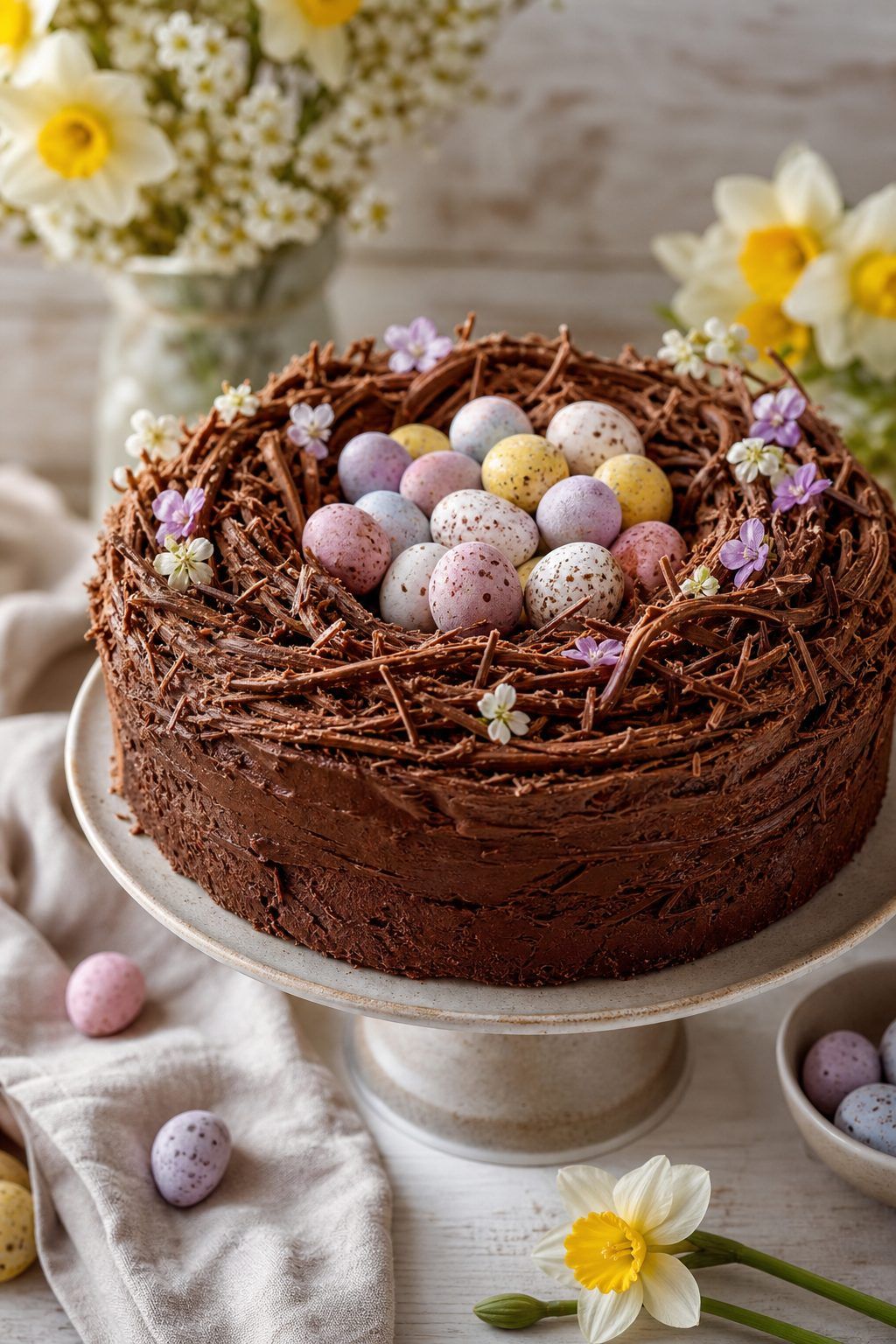 Le gâteau nid de Pâques au chocolat&nbsp;: la valeur sûre à personnaliser