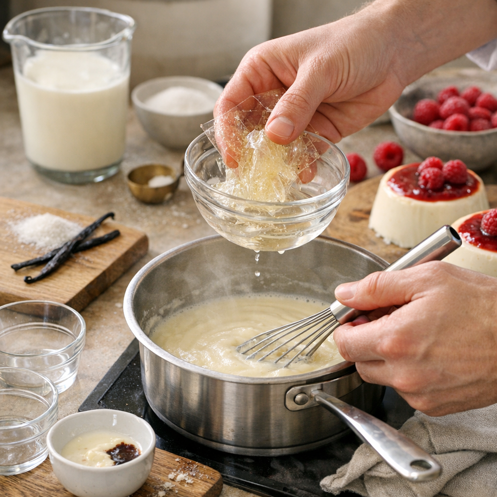 Préparation : la panna cotta recette pas à pas pour maîtriser la texture