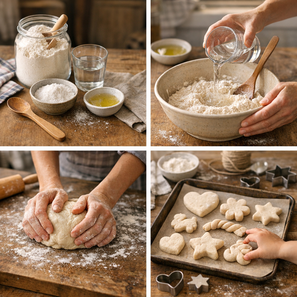 La recette de pâte à sel étape par étape