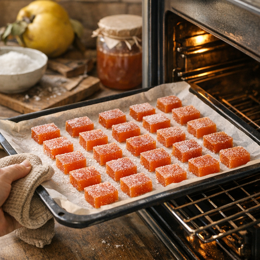Comment faire sécher ses pâtes de fruits au four ?