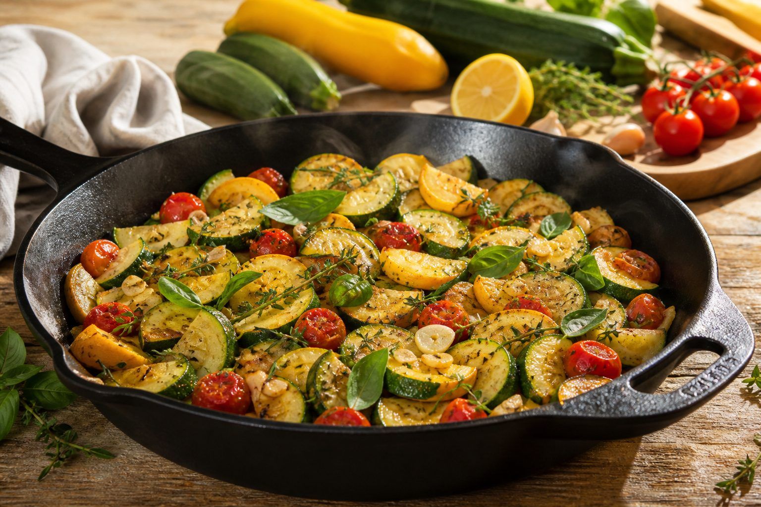 Pourquoi cette recette de poêlée de courgette fonctionne tout l’été