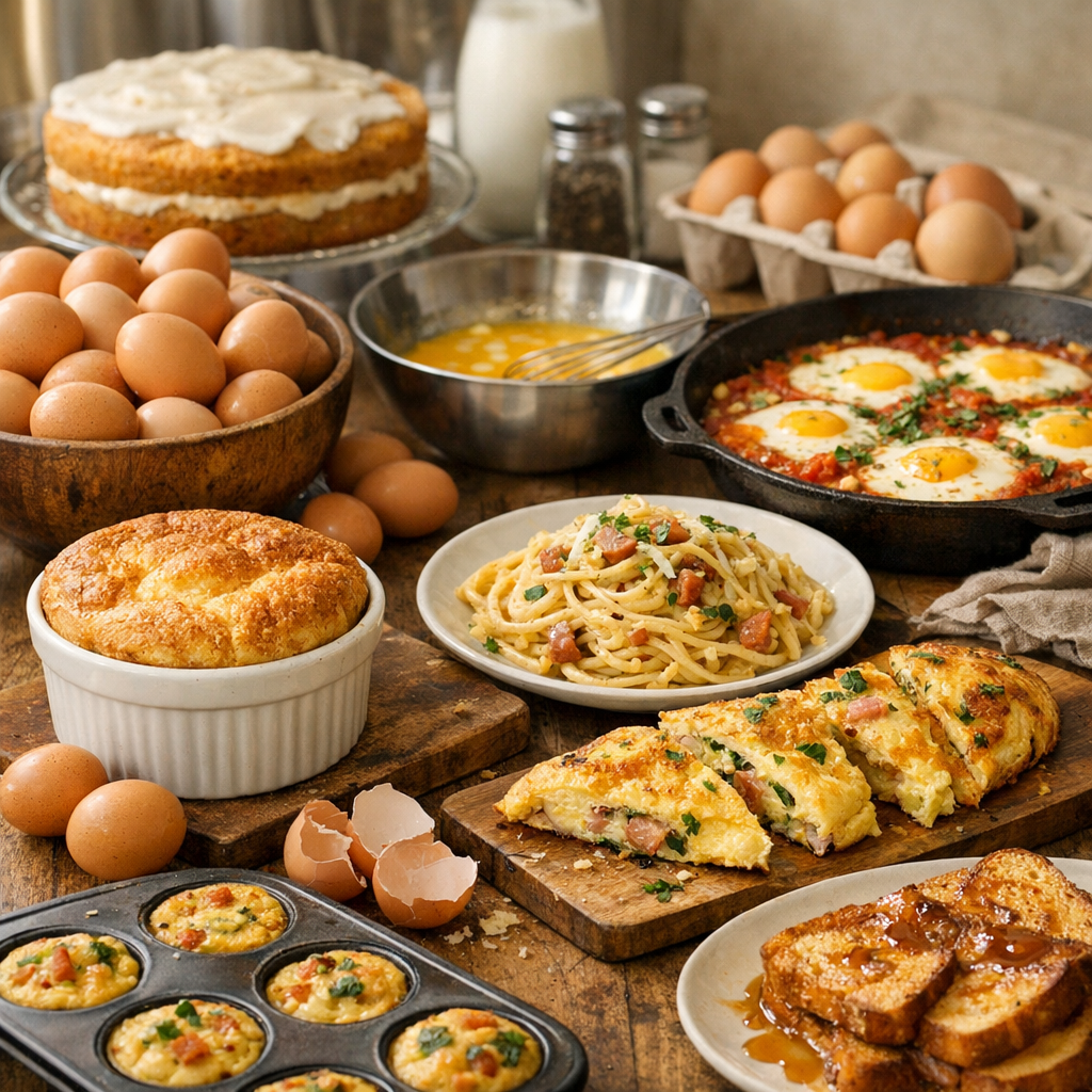 Les recettes qui écoulent vraiment un grand nombre d’œufs d’un coup