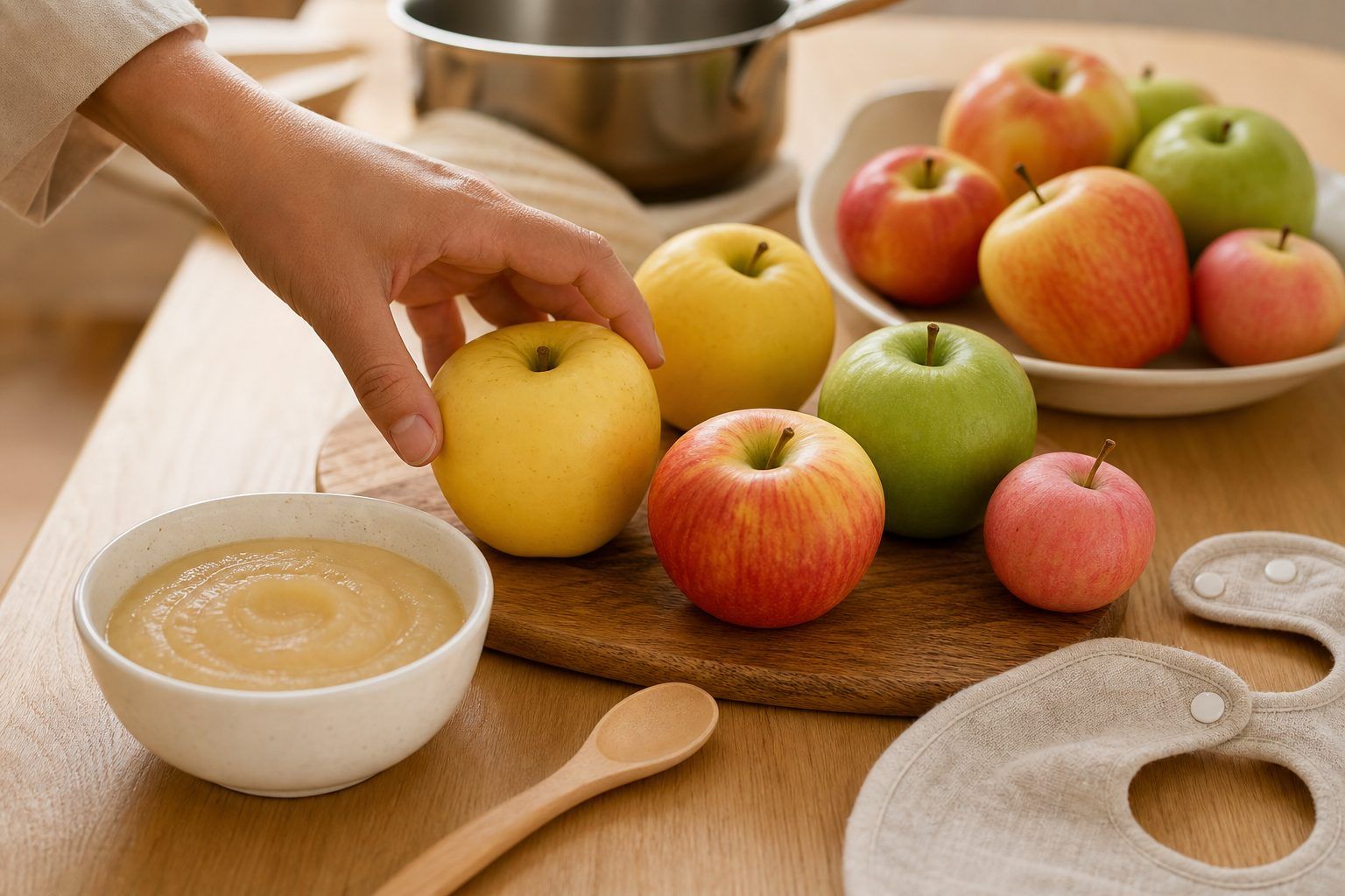 Quelle pomme choisir pour une compote de bébé&nbsp;?