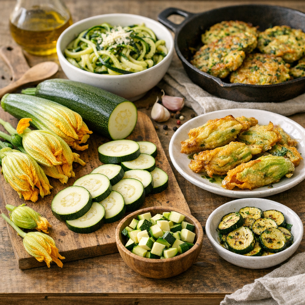 Quelle partie de la courgette se mange ? Fruit, fleurs et usages selon la recette