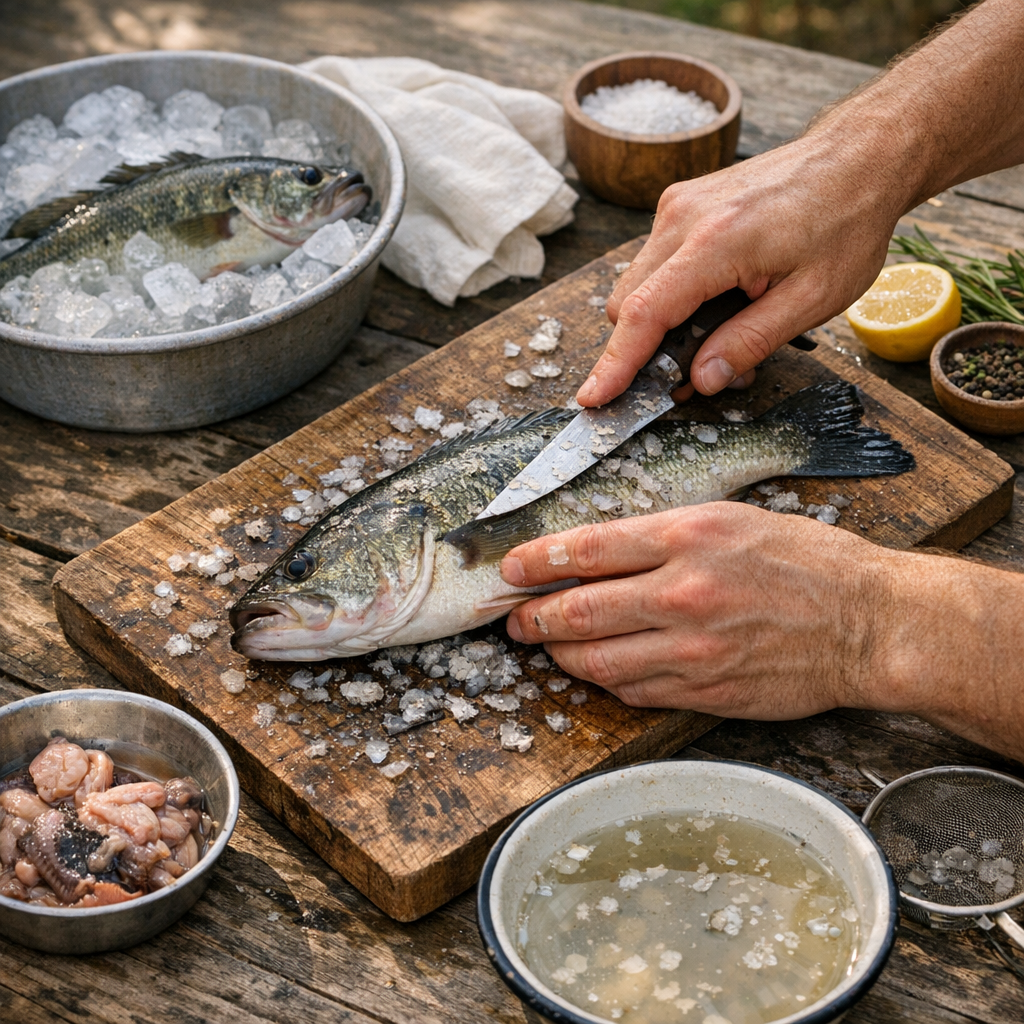 Comment nettoyer un black bass ? Le protocole simple avant toute cuisson