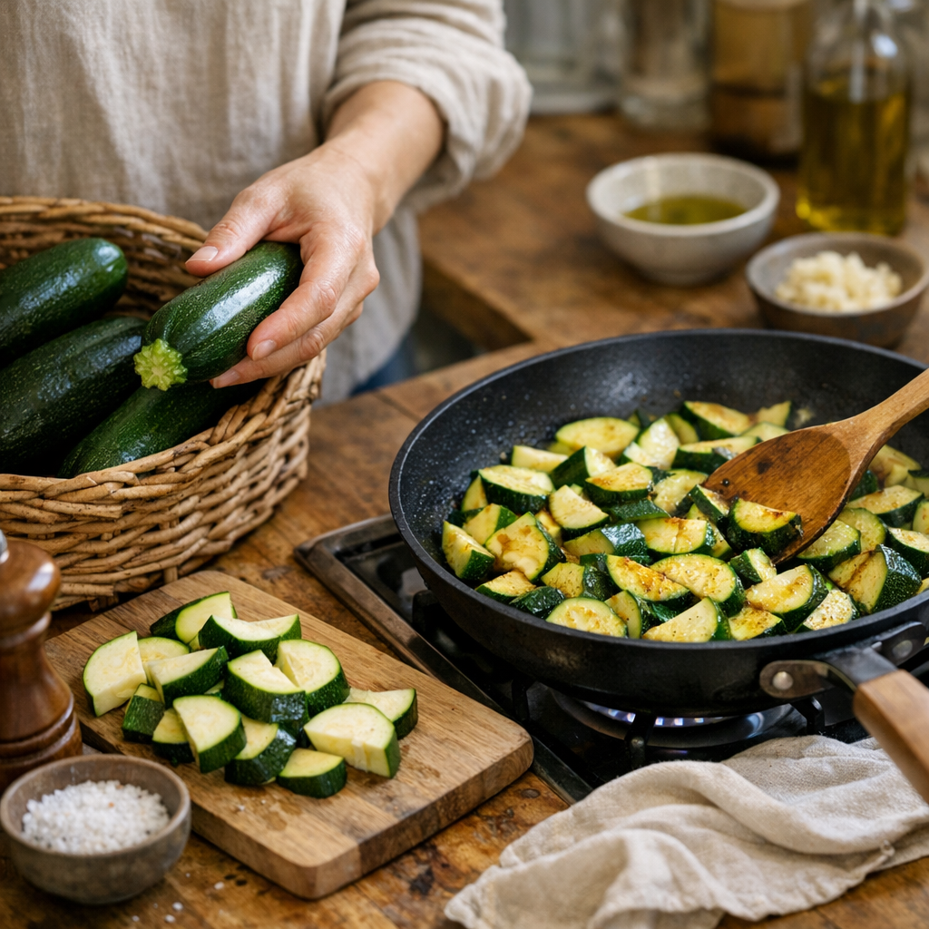 Bien choisir ses courgettes et réussir la cuisson sans qu'elles rendent trop d'eau