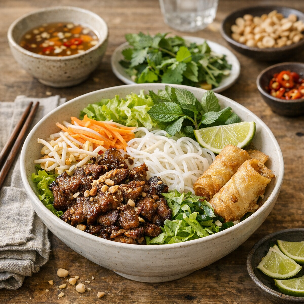 Bò bún : le délice précis à reproduire, pas un simple bol de nouilles