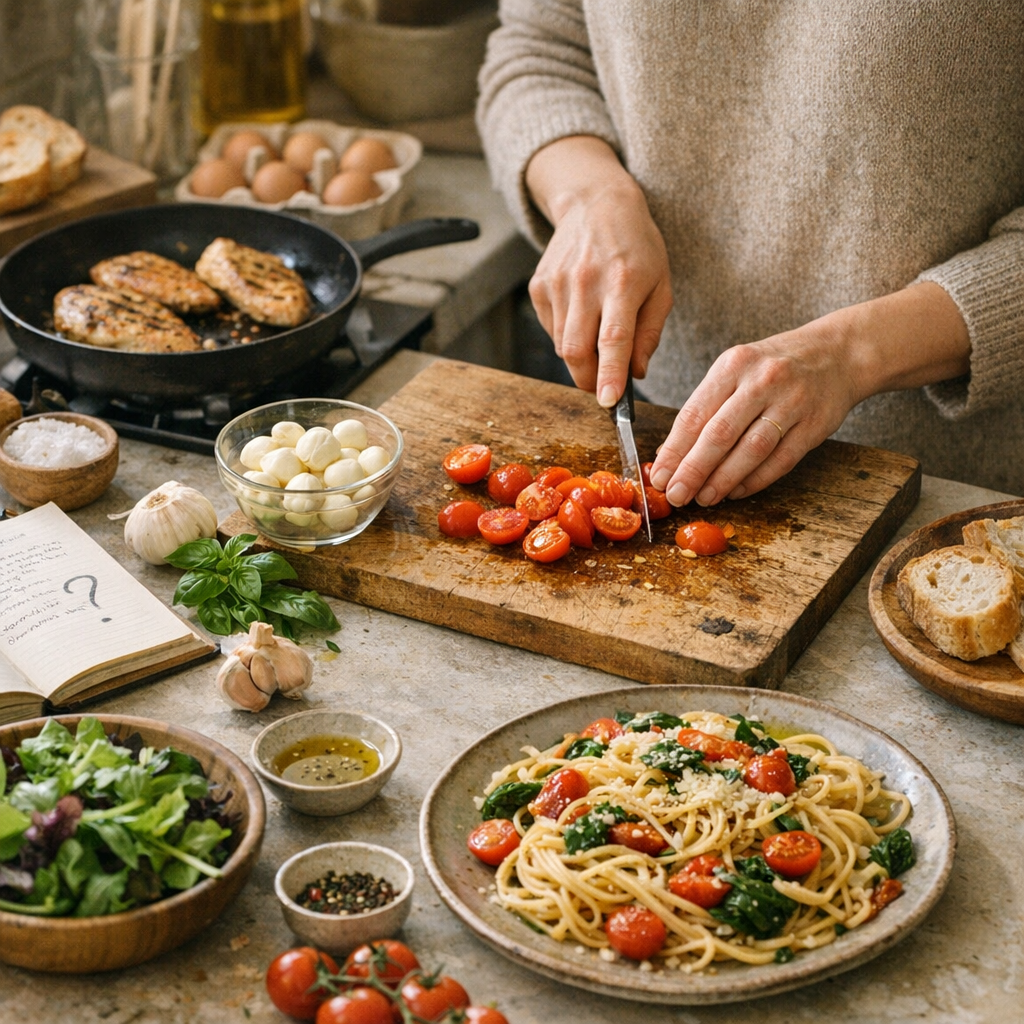 Comment faire un bon repas simple ? La méthode quand la recherche est floue