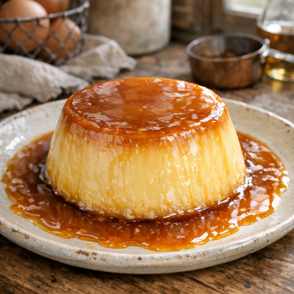 Réussir un Flan aux œufs maison, lisse et bien démoulé