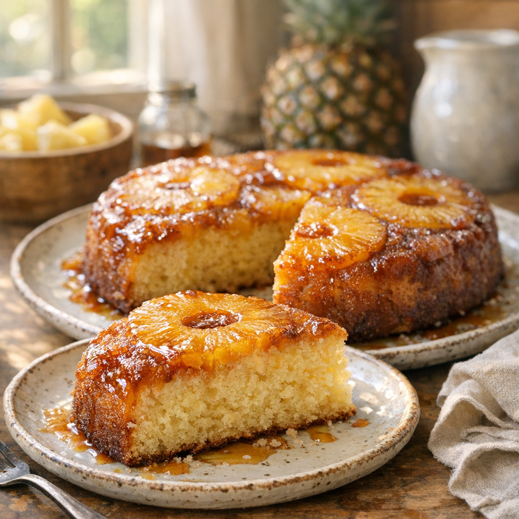 Cette recette de Gâteau à l’ananas moelleux se démoule sans stress