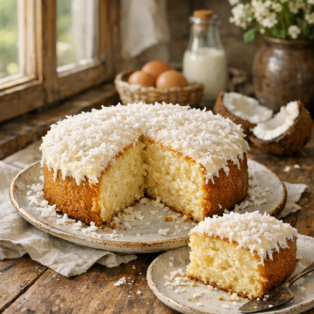 Comment réussir un Gâteau à la noix de coco vraiment moelleux