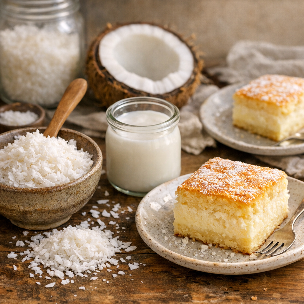 Variantes : râpée seule, lait de coco ou gâteau magique — quelle texture choisir ?