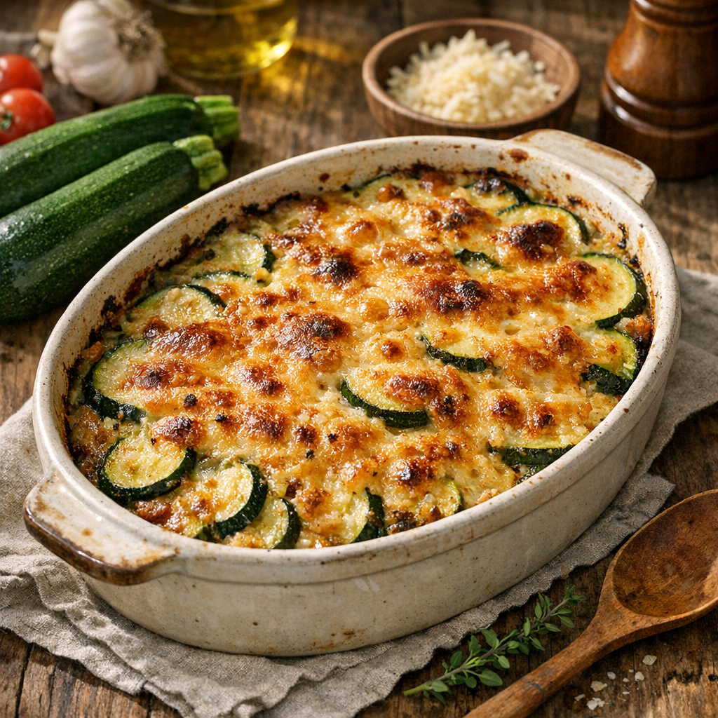 Réussir un Gratin de courgettes sans qu’il rende de l’eau