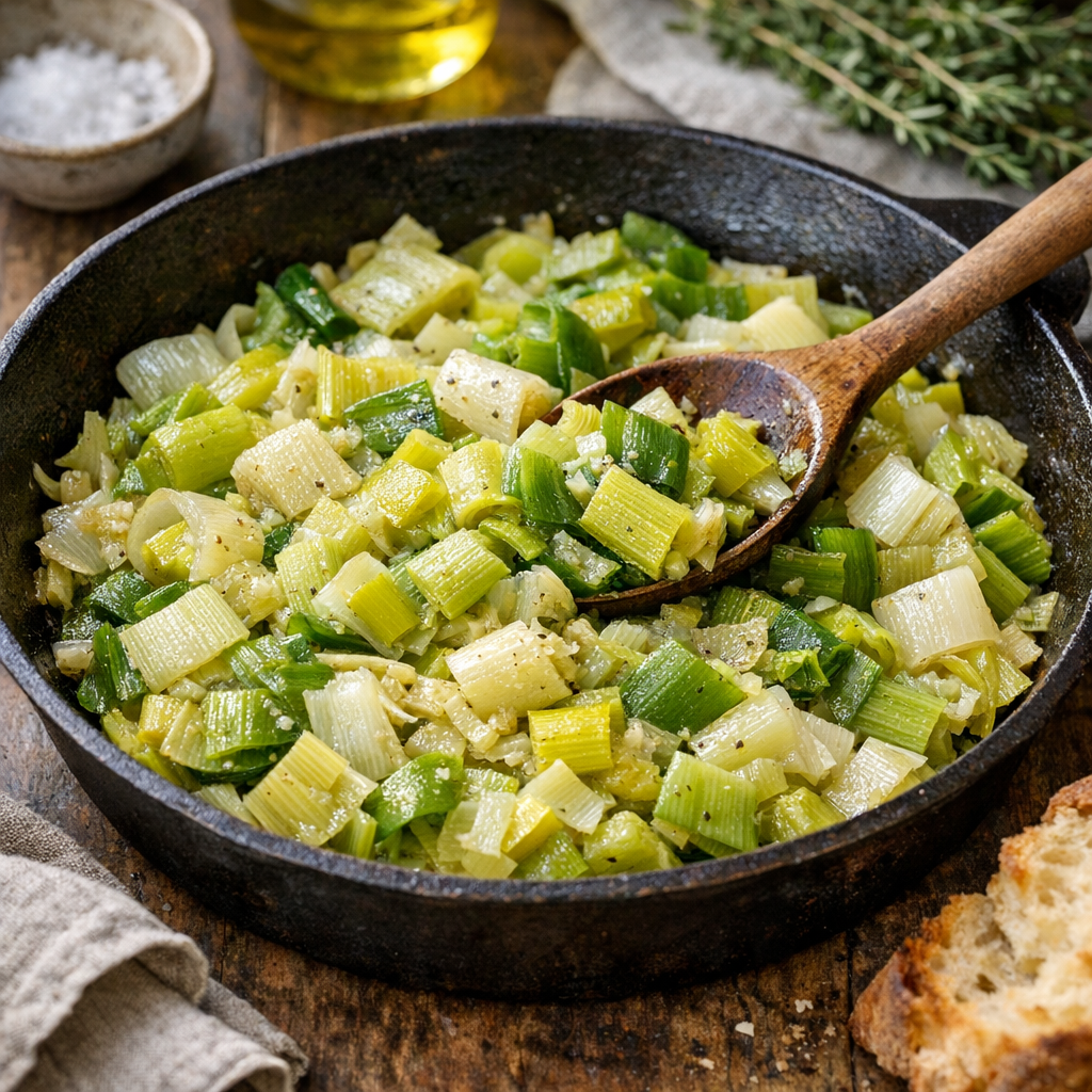 Cette Recette de poireaux simple change tout en Cuisine