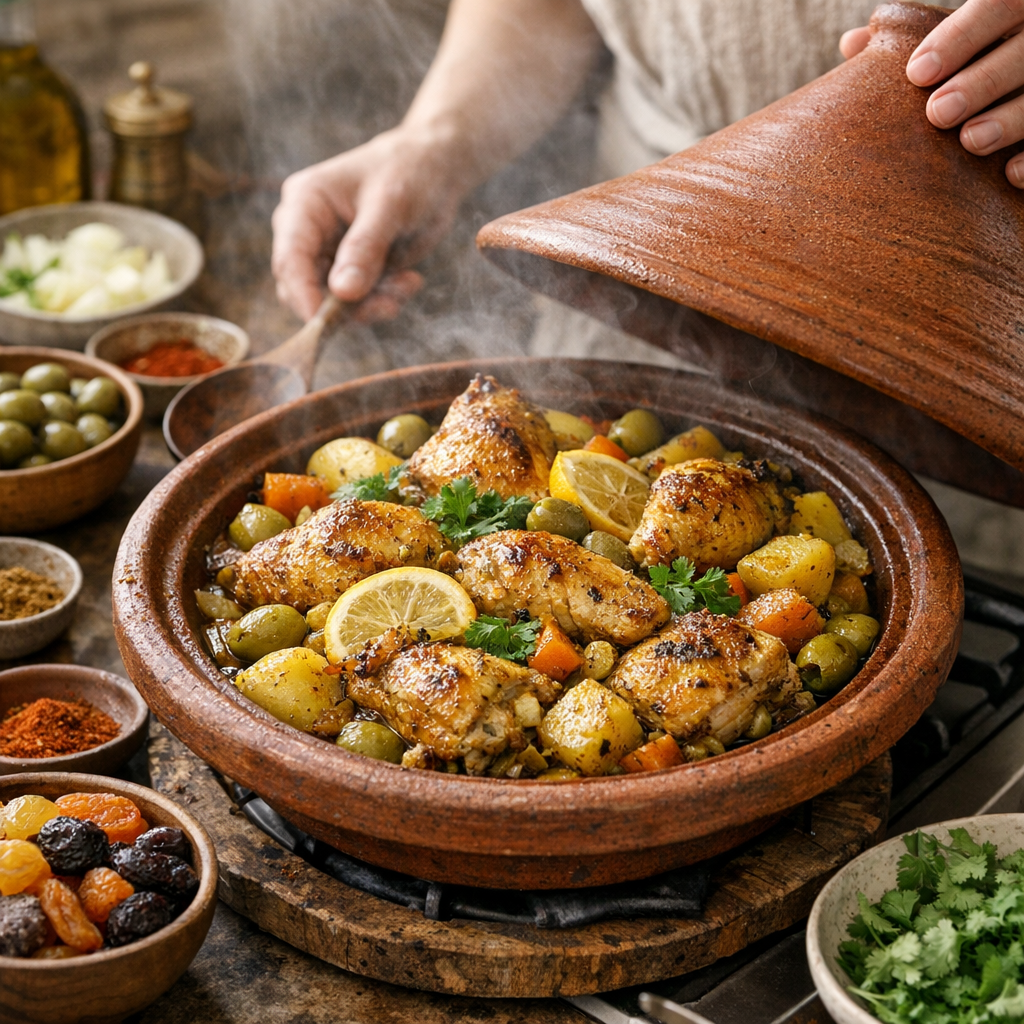Préparation : comment faire un bon tajine de poulet sans le transformer en bouillon