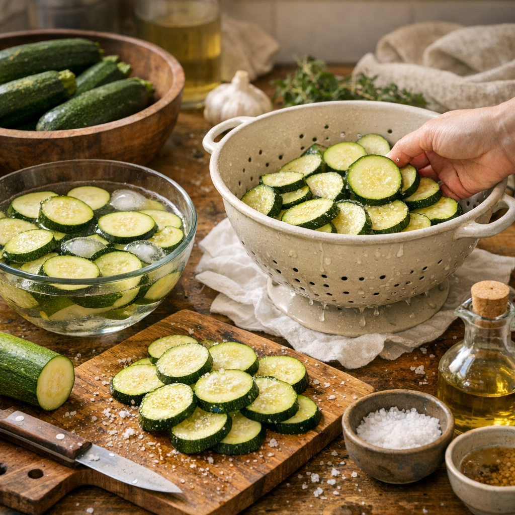 Comment enlever le goût amer des courgettes ?