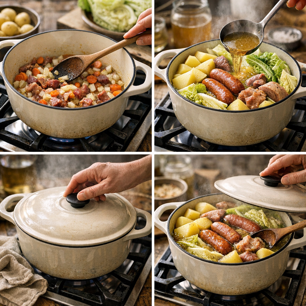 Préparation : la logique de cuisson au bouillon absorbé, étape par étape