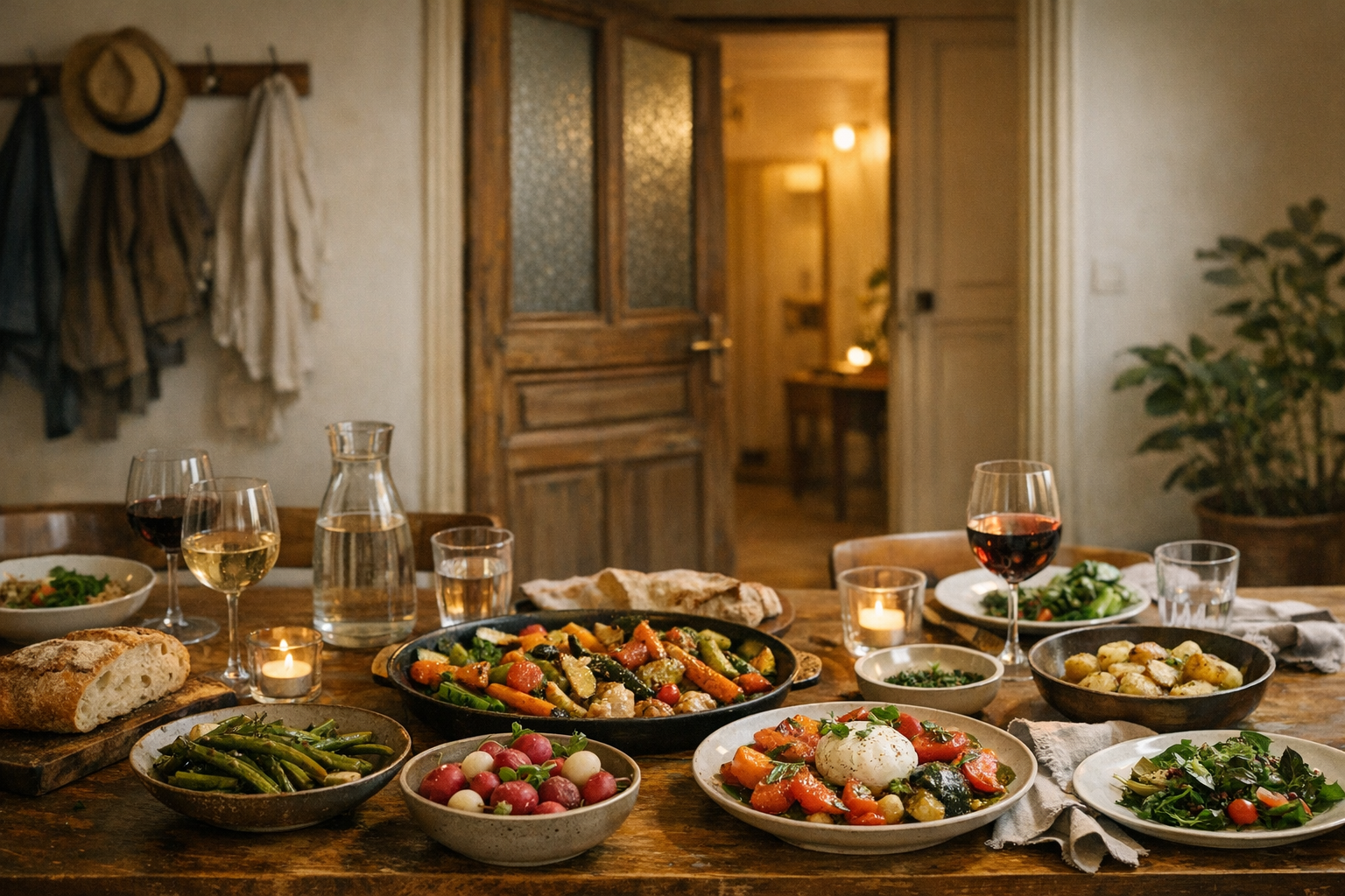 Recevoir à Lyon : dîner de saison et entrée sécurisée