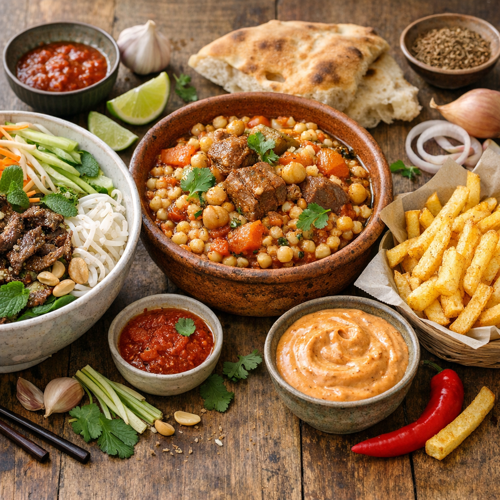 Bò bún, berkoukes, sauce samouraï : trois délices, trois contresens à éviter