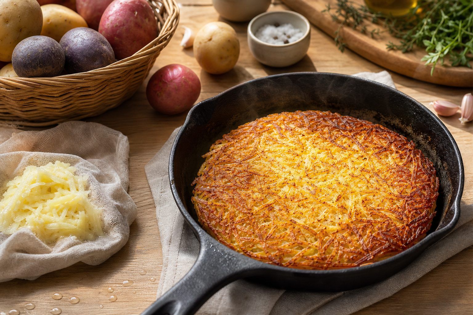 Quelles pommes de terre choisir et comment éviter un rösti humide ?