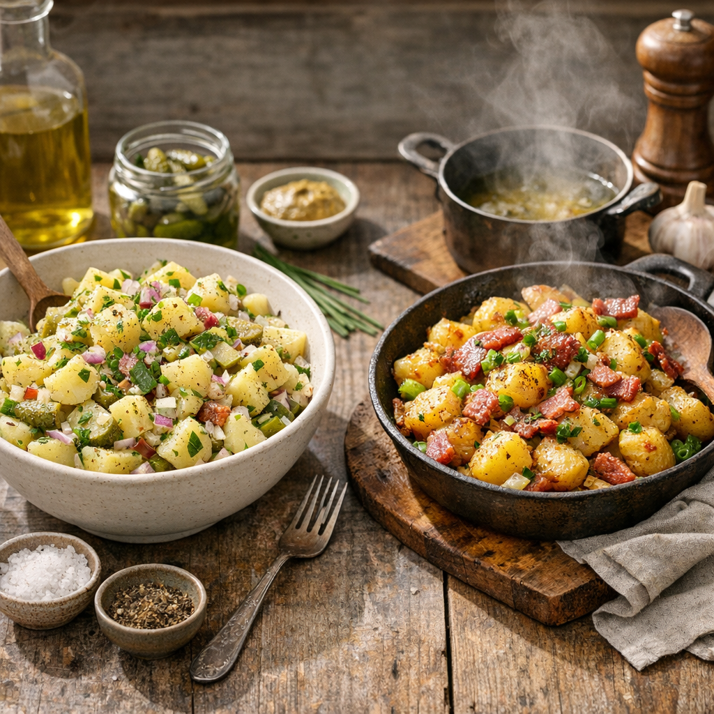 Faut-il assaisonner et servir la salade froide, ou en version tiède/chaude-froide ?