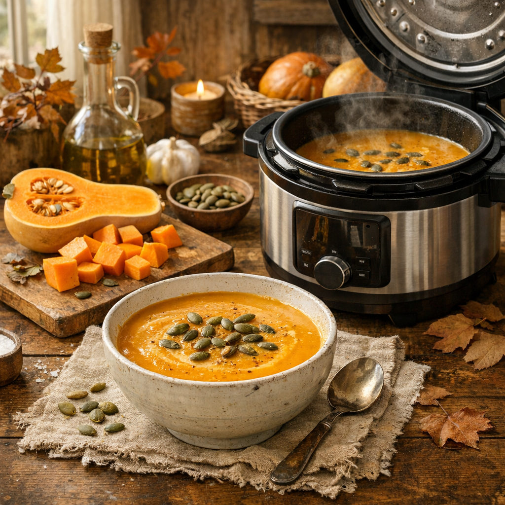 Réussir une Soupe Butternut au Cookeo vraiment veloutée