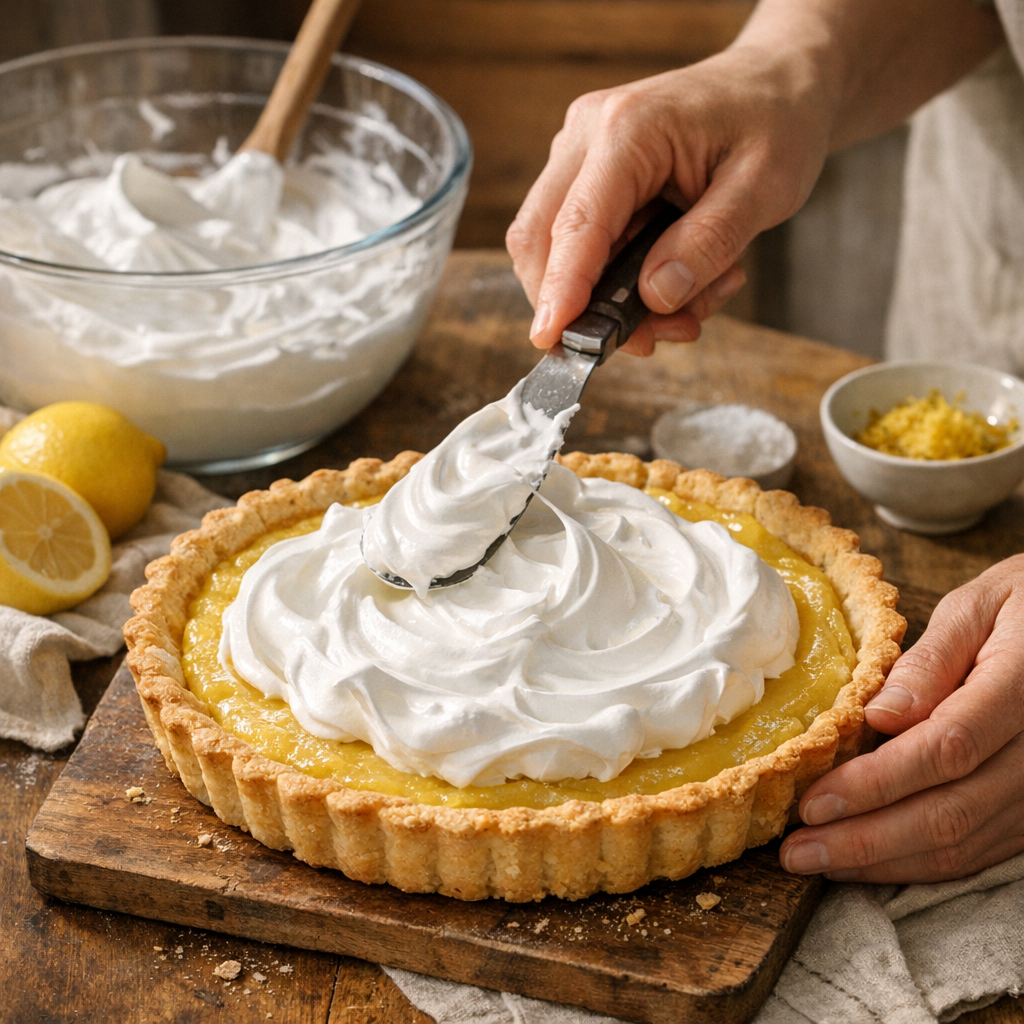 Comment faire tenir la meringue sur une tarte au citron ?