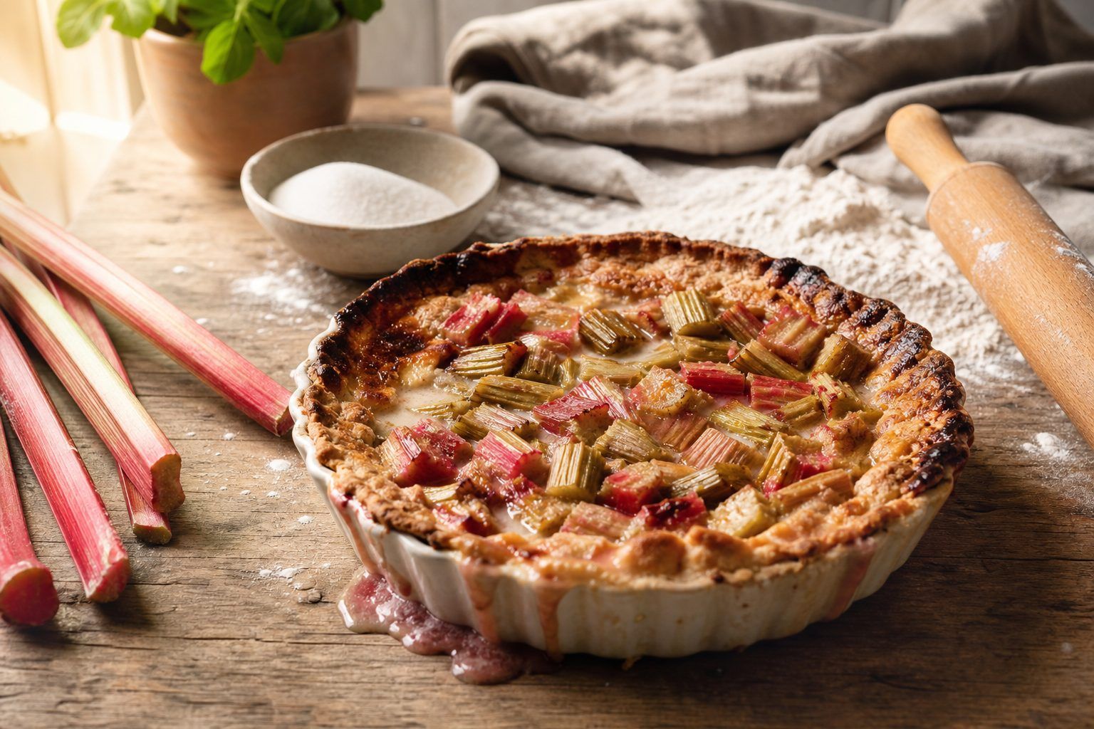 Les erreurs qui font rater une tarte à la rhubarbe