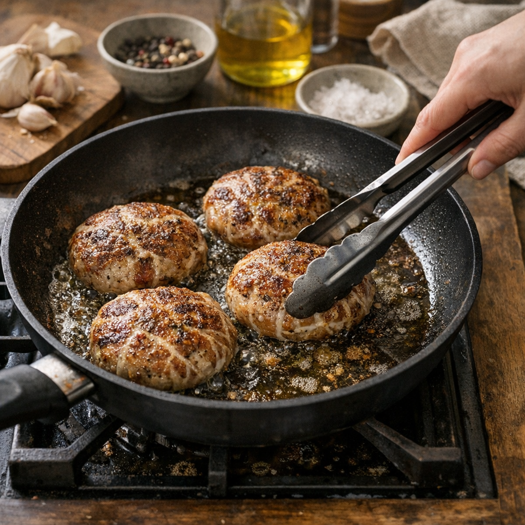 Comment cuire des crépinettes à la poêle sans se tromper