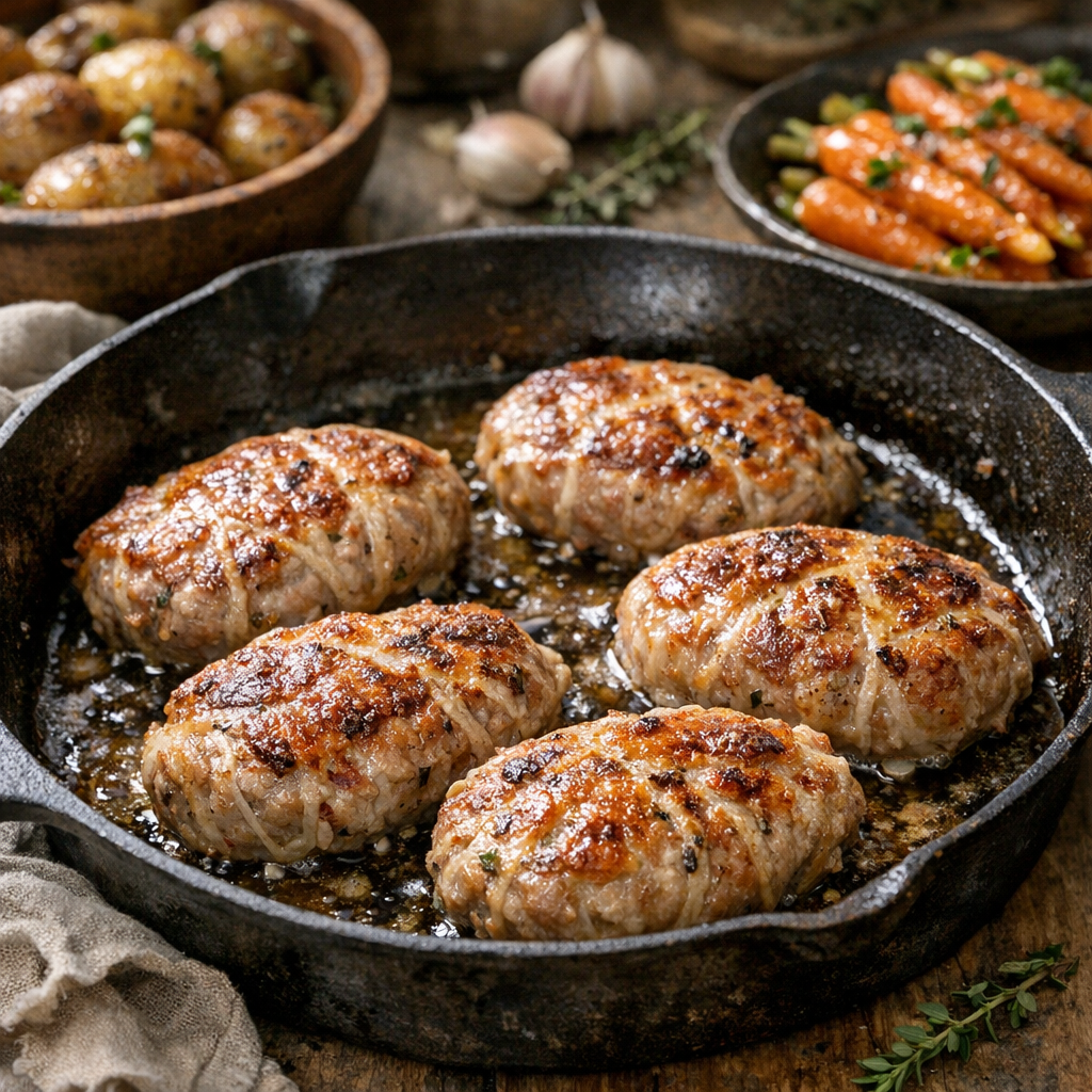 Comment réussir le temps de cuisson des Crépinettes à la poêle