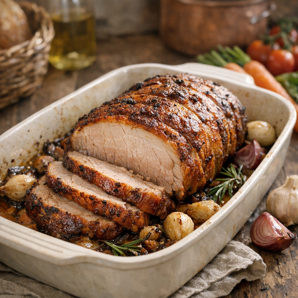 Comment réussir le temps de Cuisson d’un Rôti de porc moelleux