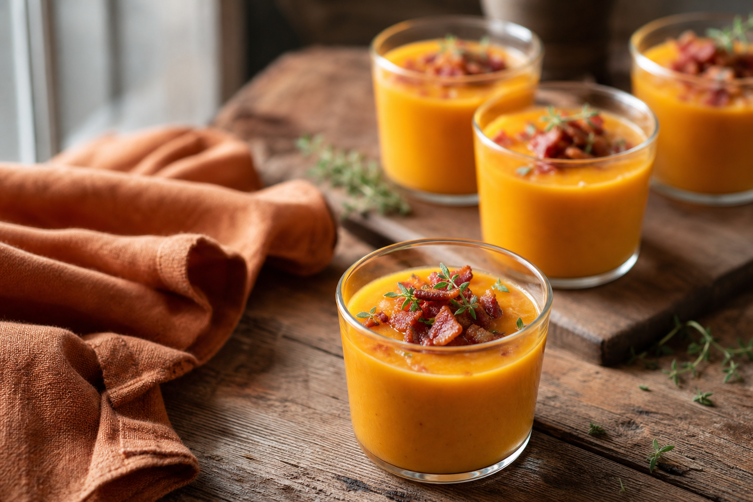 Verrine de potiron pour l'apéritif : choix, recette et dressage